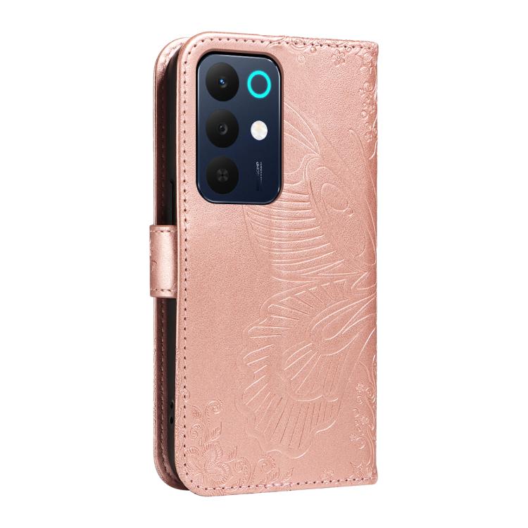 For Realme C85 5G/15X 5G India Swallowtail Butterfly Embossed Leather Phone Case