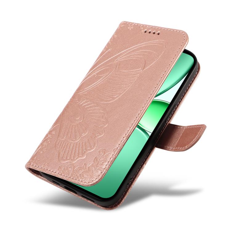 For Realme C85 5G/15X 5G India Swallowtail Butterfly Embossed Leather Phone Case