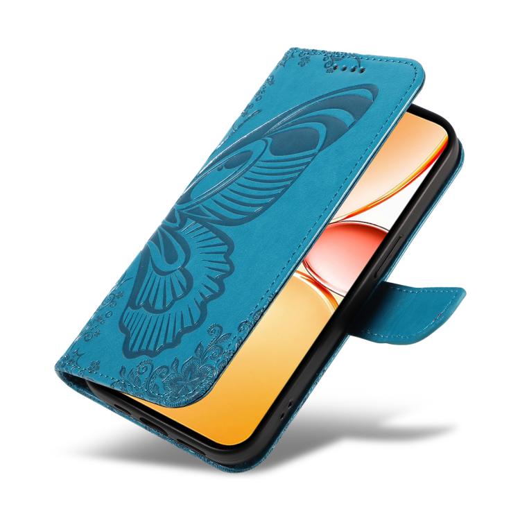 For Realme C85 Pro 4G Swallowtail Butterfly Embossed Leather Phone Case