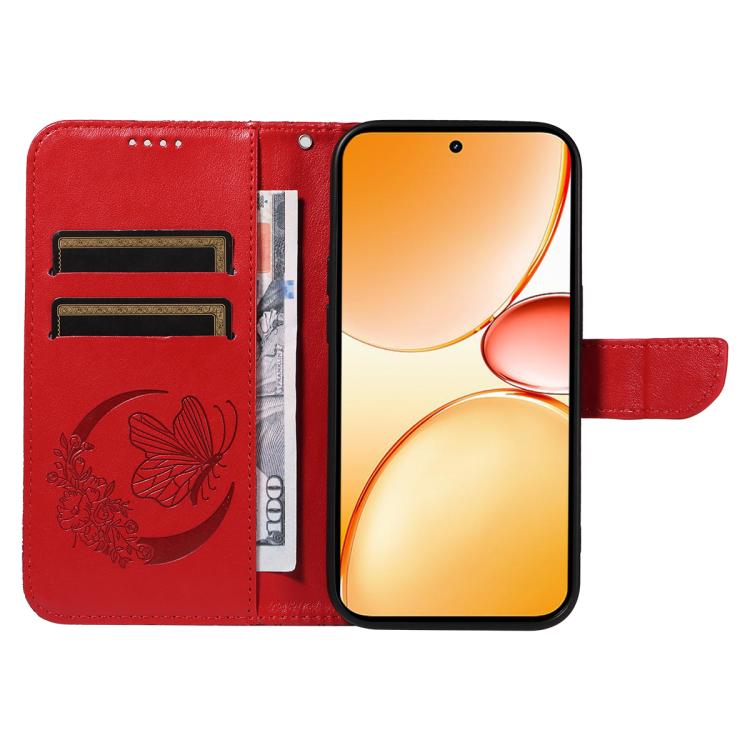 For Realme C85 Pro 4G Swallowtail Butterfly Embossed Leather Phone Case