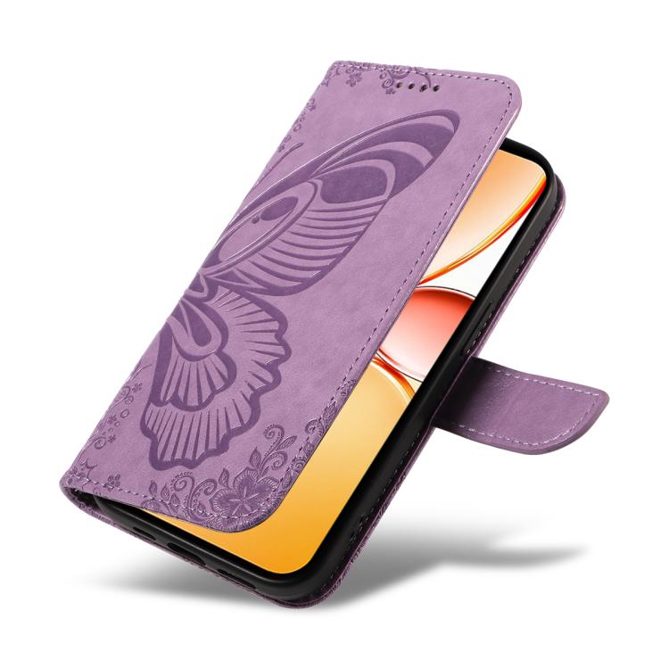 For Realme C85 Pro 4G Swallowtail Butterfly Embossed Leather Phone Case