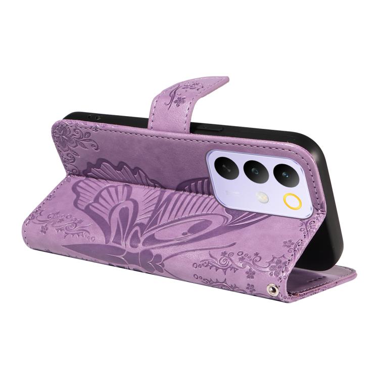 For Realme C85 Pro 4G Swallowtail Butterfly Embossed Leather Phone Case