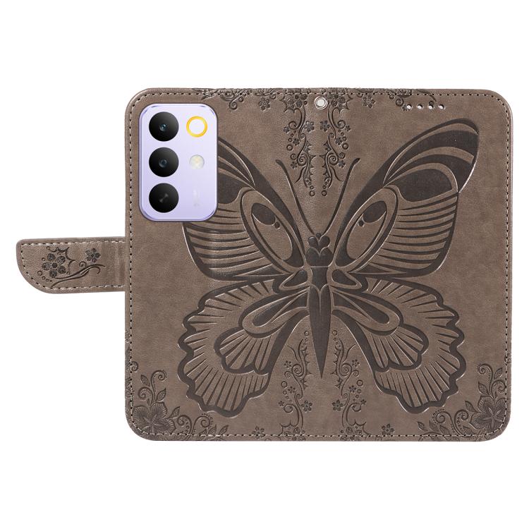For Realme C85 Pro 4G Swallowtail Butterfly Embossed Leather Phone Case