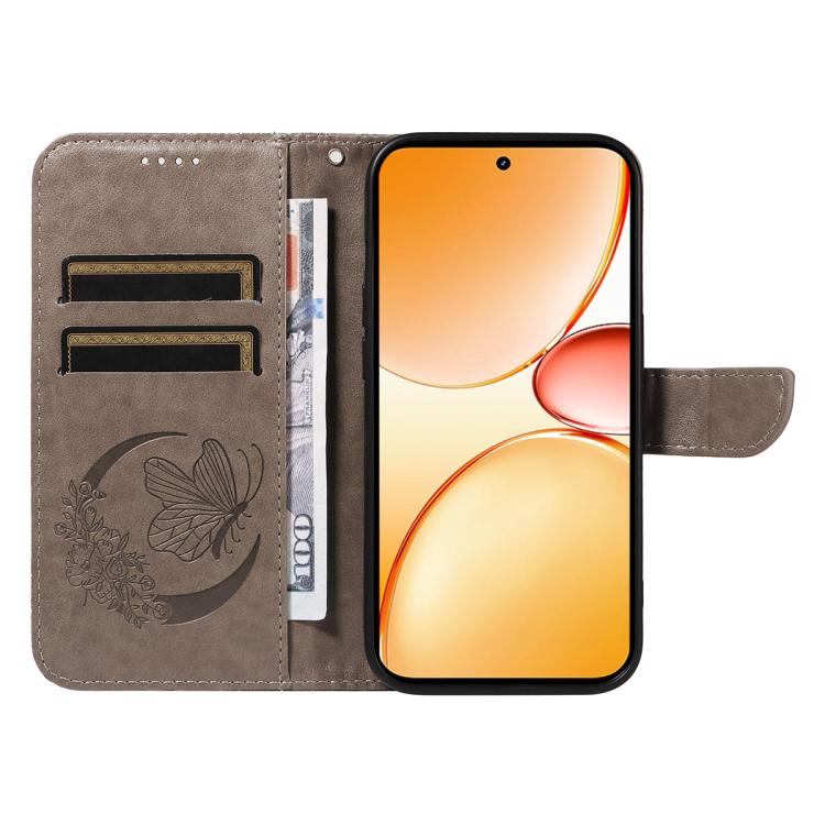 For Realme C85 Pro 4G Swallowtail Butterfly Embossed Leather Phone Case