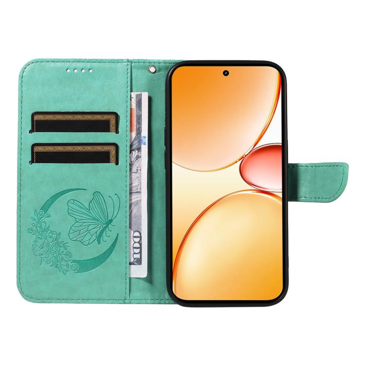 For Realme C85 Pro 4G Swallowtail Butterfly Embossed Leather Phone Case