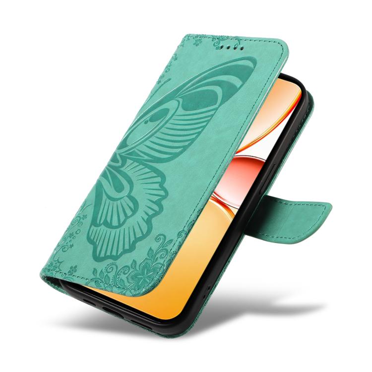 For Realme C85 Pro 4G Swallowtail Butterfly Embossed Leather Phone Case