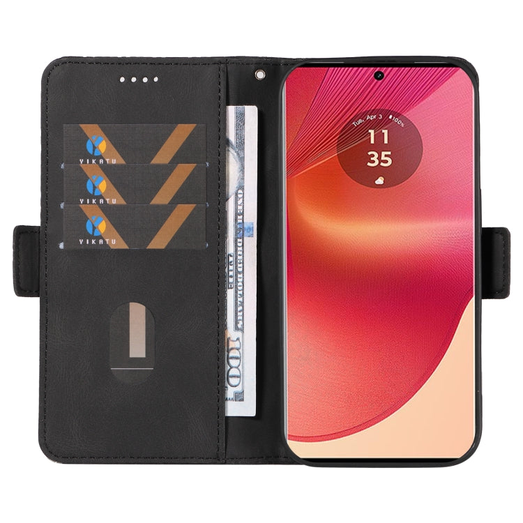 For Motorola Edge 50 Fusion Dual-color Rhombic Lattice Leather Phone Case