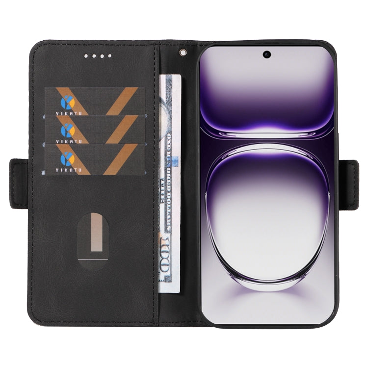 For OPPO Reno12 5G Global Dual-color Rhombic Lattice Leather Phone Case