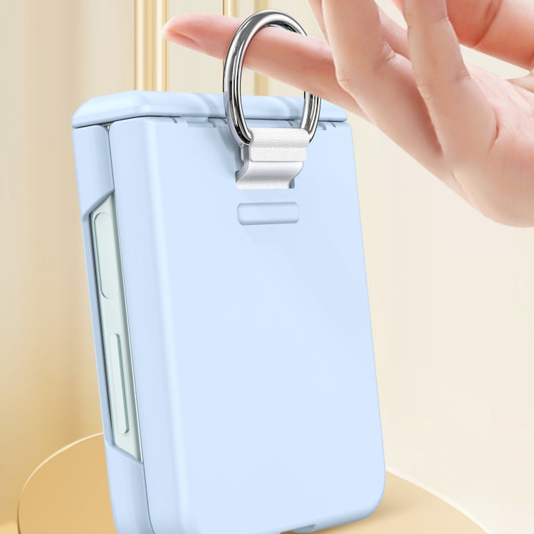 For Samsung Galaxy Z Flip5 5G TPU+PC Folding Center Shaft Phone Case with Ring