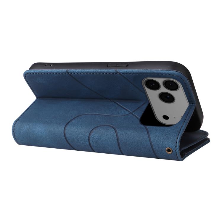 For iPhone 17 Pro Max Dual-color 9 Card Slots Zipper Wallet Leather Phone Case
