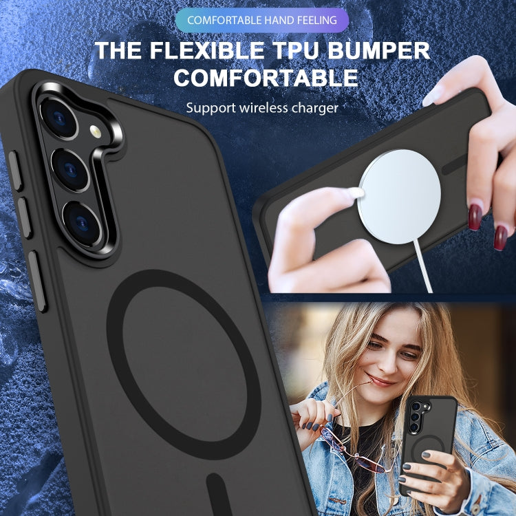 For Samsung Galaxy S23 5G MagSafe Magnetic Skin Feel Frosted Phone Case