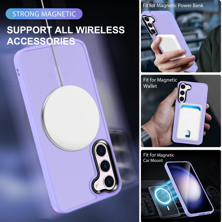For Samsung Galaxy S23 5G MagSafe Magnetic Skin Feel Frosted Phone Case