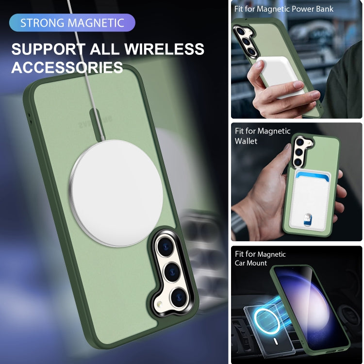For Samsung Galaxy S23 5G MagSafe Magnetic Skin Feel Frosted Phone Case