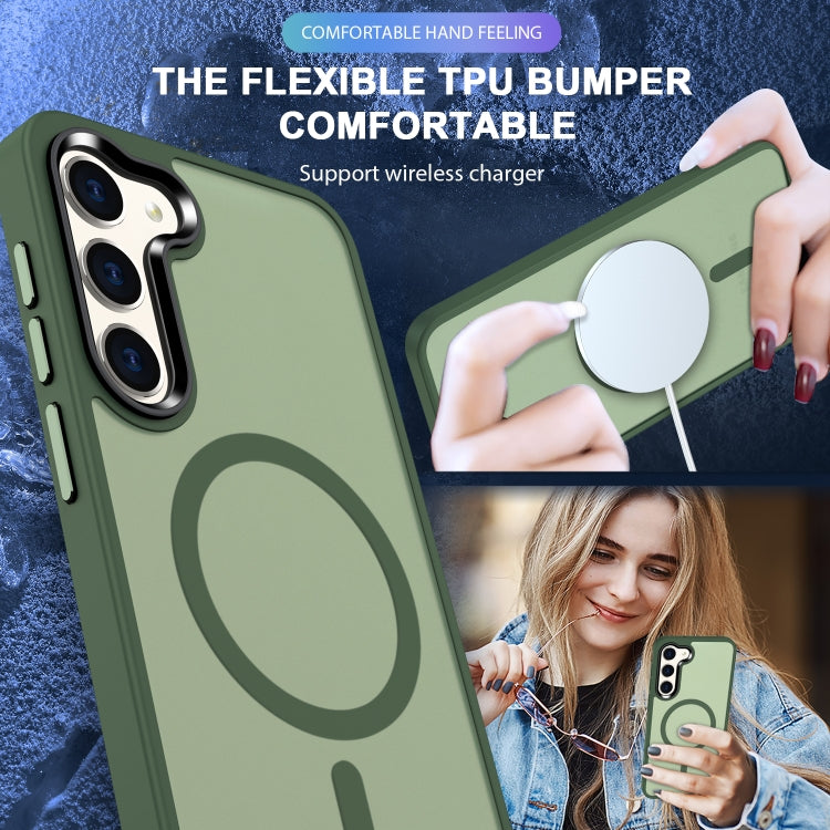 For Samsung Galaxy S23 5G MagSafe Magnetic Skin Feel Frosted Phone Case