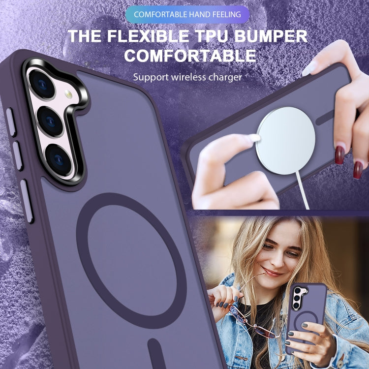 For Samsung Galaxy S23 5G MagSafe Magnetic Skin Feel Frosted Phone Case