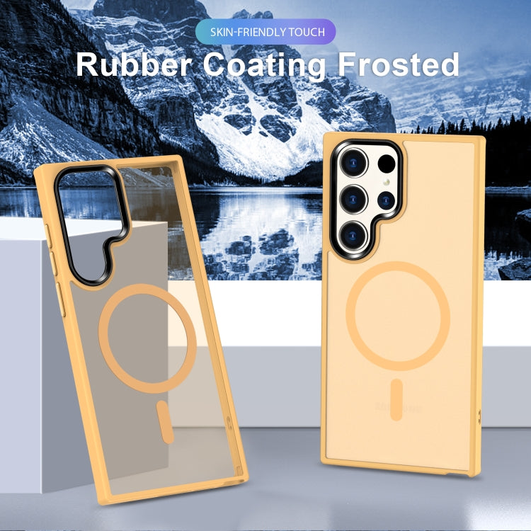 For Samsung Galaxy S23 Ultra 5G MagSafe Magnetic Skin Feel Frosted Phone Case