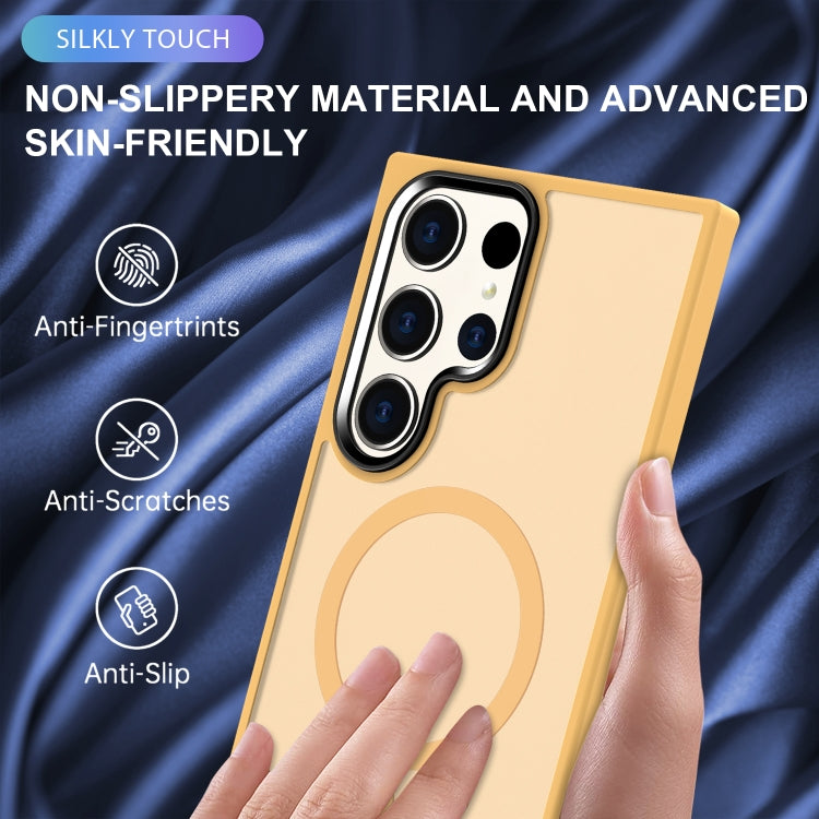 For Samsung Galaxy S23 Ultra 5G MagSafe Magnetic Skin Feel Frosted Phone Case