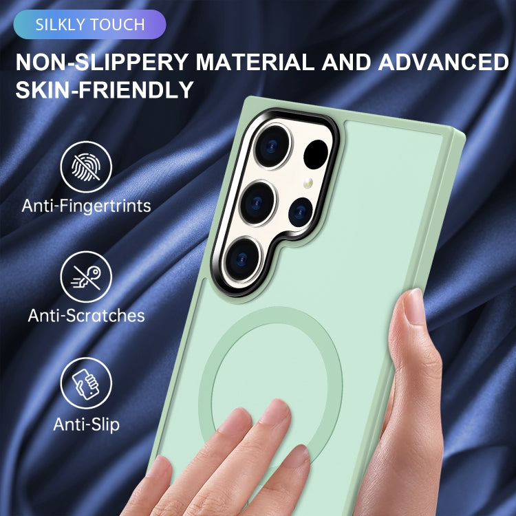 For Samsung Galaxy S23 Ultra 5G MagSafe Magnetic Skin Feel Frosted Phone Case
