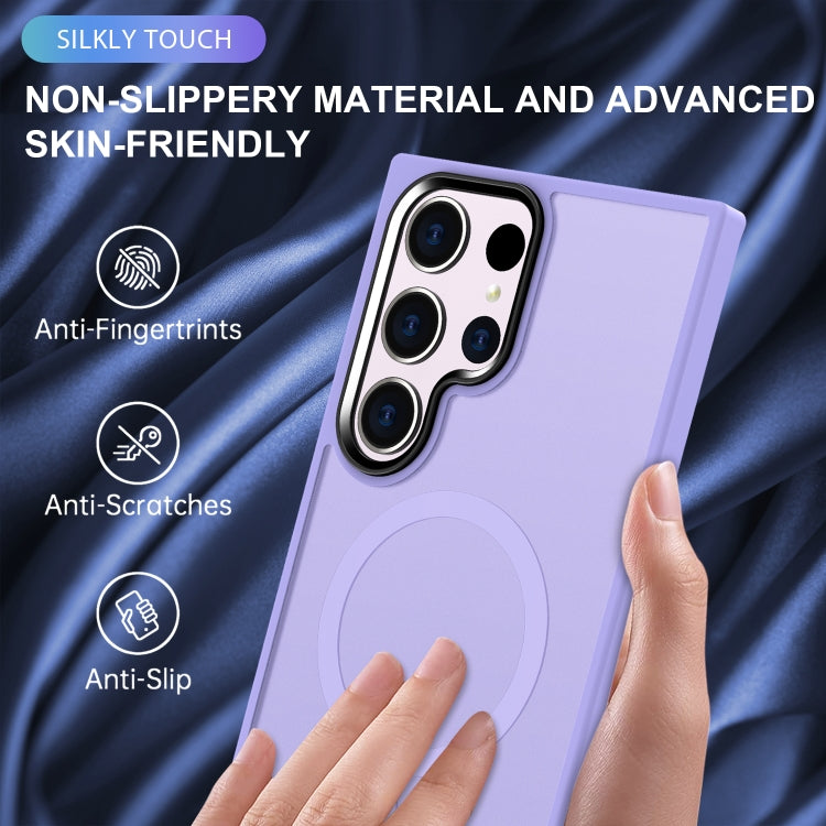 For Samsung Galaxy S23 Ultra 5G MagSafe Magnetic Skin Feel Frosted Phone Case