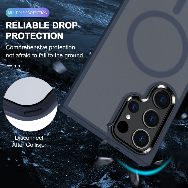 For Samsung Galaxy S23 Ultra 5G MagSafe Magnetic Skin Feel Frosted Phone Case
