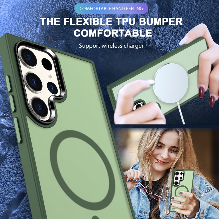 For Samsung Galaxy S23 Ultra 5G MagSafe Magnetic Skin Feel Frosted Phone Case