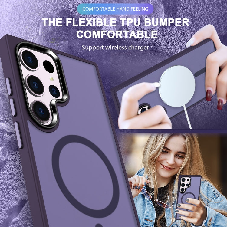 For Samsung Galaxy S23 Ultra 5G MagSafe Magnetic Skin Feel Frosted Phone Case