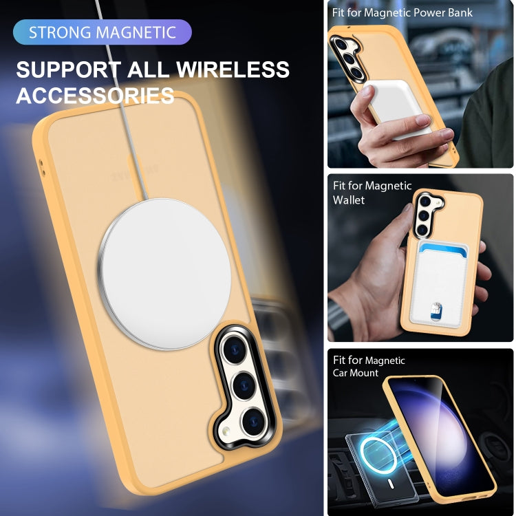 For Samsung Galaxy S24 5G MagSafe Magnetic Skin Feel Frosted Phone Case