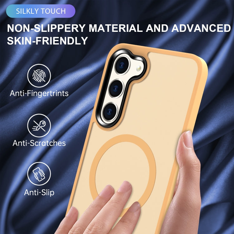 For Samsung Galaxy S24 5G MagSafe Magnetic Skin Feel Frosted Phone Case
