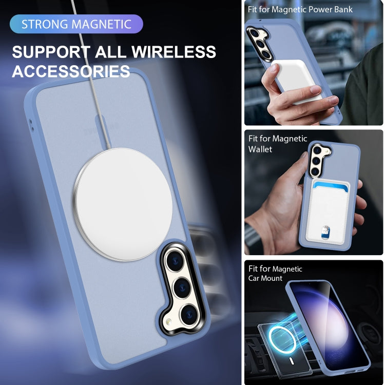 For Samsung Galaxy S24 5G MagSafe Magnetic Skin Feel Frosted Phone Case