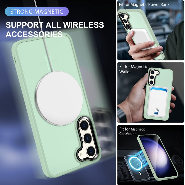 For Samsung Galaxy S24 5G MagSafe Magnetic Skin Feel Frosted Phone Case