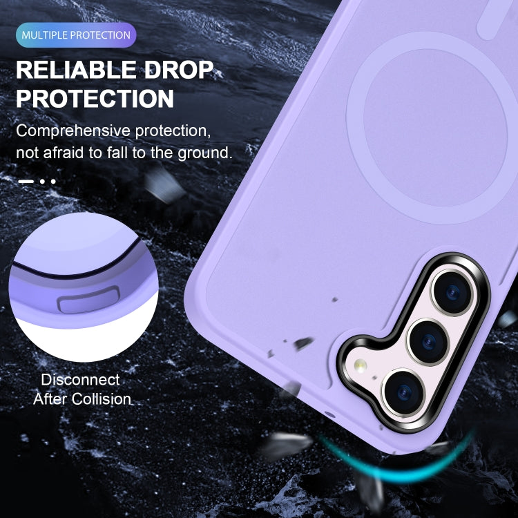 For Samsung Galaxy S24 5G MagSafe Magnetic Skin Feel Frosted Phone Case