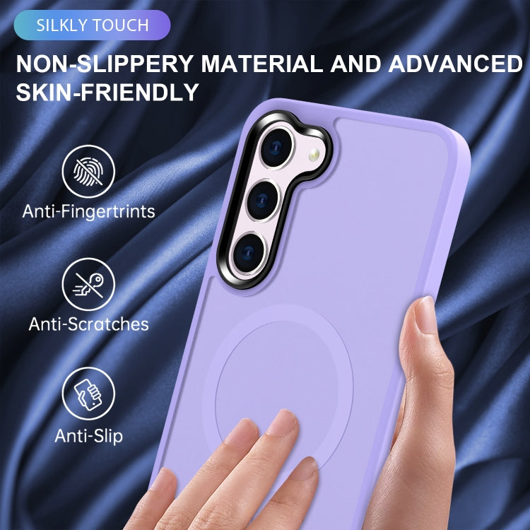 For Samsung Galaxy S24 5G MagSafe Magnetic Skin Feel Frosted Phone Case