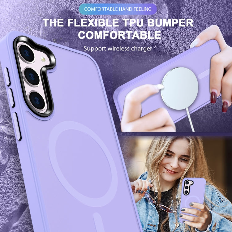 For Samsung Galaxy S24 5G MagSafe Magnetic Skin Feel Frosted Phone Case