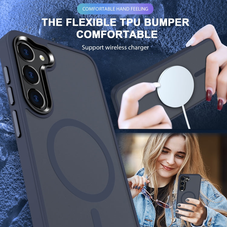 For Samsung Galaxy S24 5G MagSafe Magnetic Skin Feel Frosted Phone Case