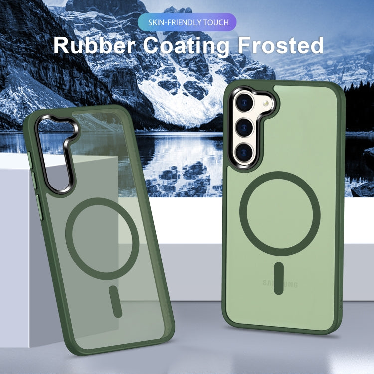 For Samsung Galaxy S24 5G MagSafe Magnetic Skin Feel Frosted Phone Case