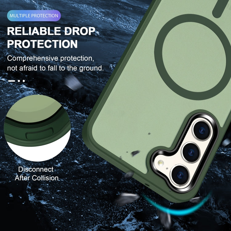 For Samsung Galaxy S24 5G MagSafe Magnetic Skin Feel Frosted Phone Case