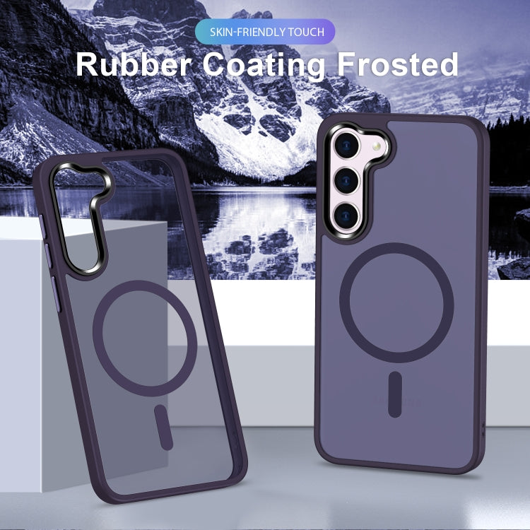 For Samsung Galaxy S24 5G MagSafe Magnetic Skin Feel Frosted Phone Case