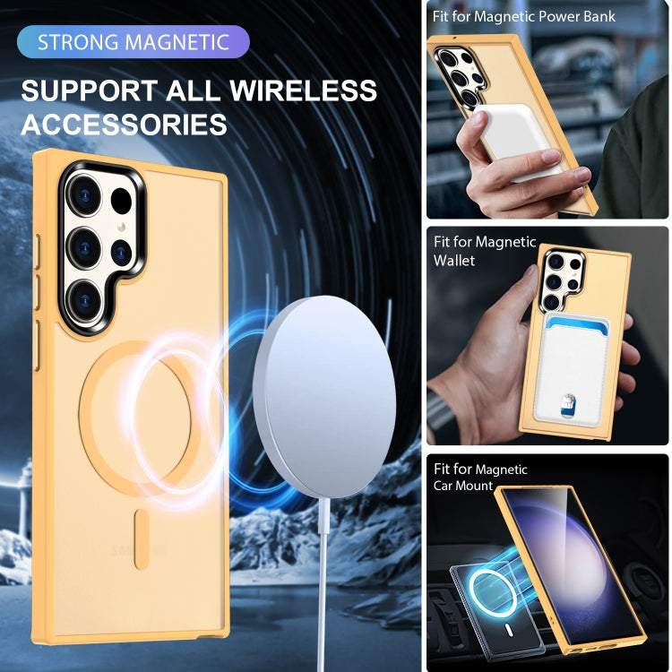 For Samsung Galaxy S24 Ultra 5G MagSafe Magnetic Skin Feel Frosted Phone Case