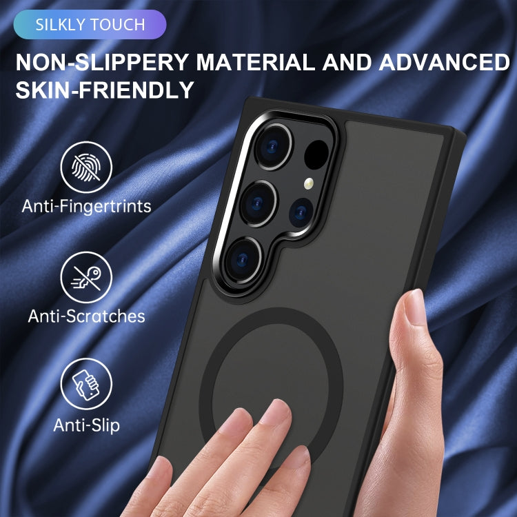 For Samsung Galaxy S24 Ultra 5G MagSafe Magnetic Skin Feel Frosted Phone Case