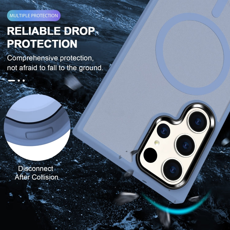 For Samsung Galaxy S24 Ultra 5G MagSafe Magnetic Skin Feel Frosted Phone Case