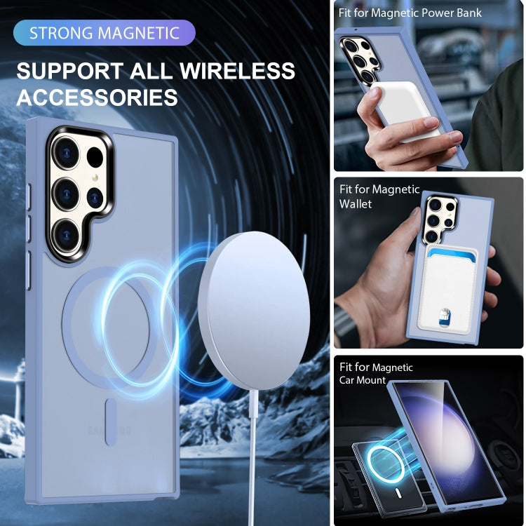 For Samsung Galaxy S24 Ultra 5G MagSafe Magnetic Skin Feel Frosted Phone Case