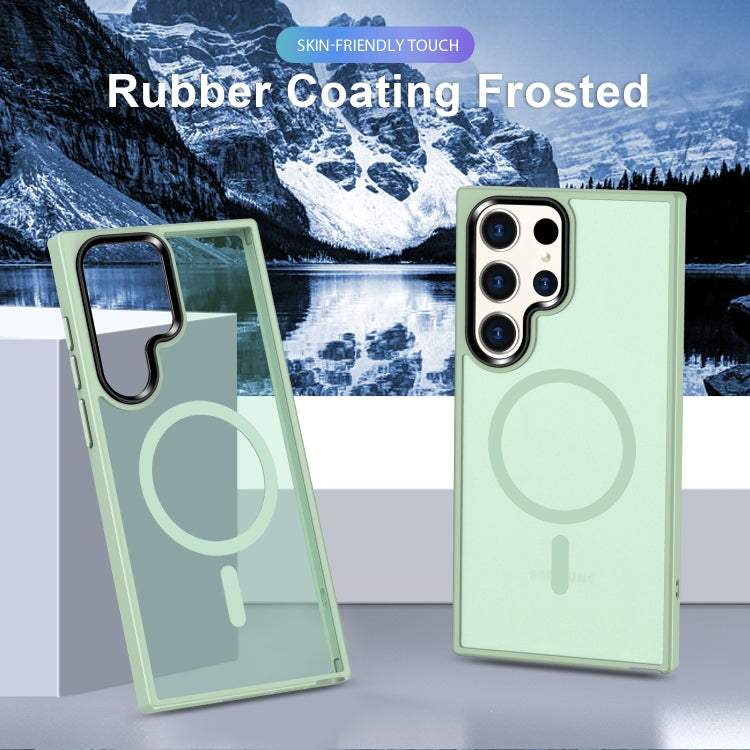 For Samsung Galaxy S24 Ultra 5G MagSafe Magnetic Skin Feel Frosted Phone Case