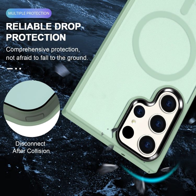 For Samsung Galaxy S24 Ultra 5G MagSafe Magnetic Skin Feel Frosted Phone Case
