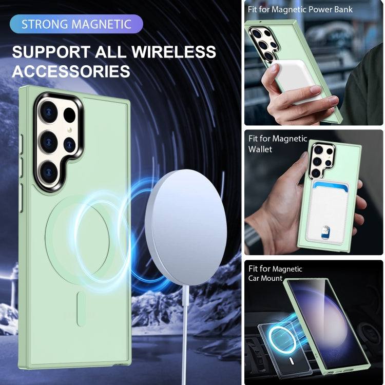 For Samsung Galaxy S24 Ultra 5G MagSafe Magnetic Skin Feel Frosted Phone Case