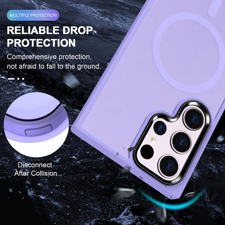 For Samsung Galaxy S24 Ultra 5G MagSafe Magnetic Skin Feel Frosted Phone Case