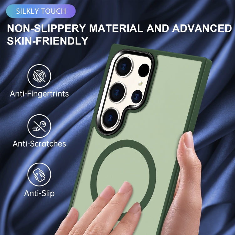For Samsung Galaxy S24 Ultra 5G MagSafe Magnetic Skin Feel Frosted Phone Case