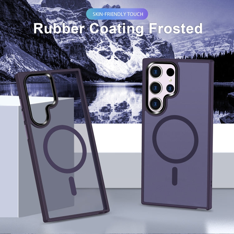 For Samsung Galaxy S24 Ultra 5G MagSafe Magnetic Skin Feel Frosted Phone Case