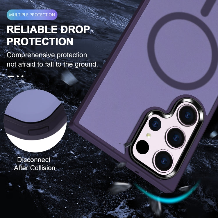 For Samsung Galaxy S24 Ultra 5G MagSafe Magnetic Skin Feel Frosted Phone Case