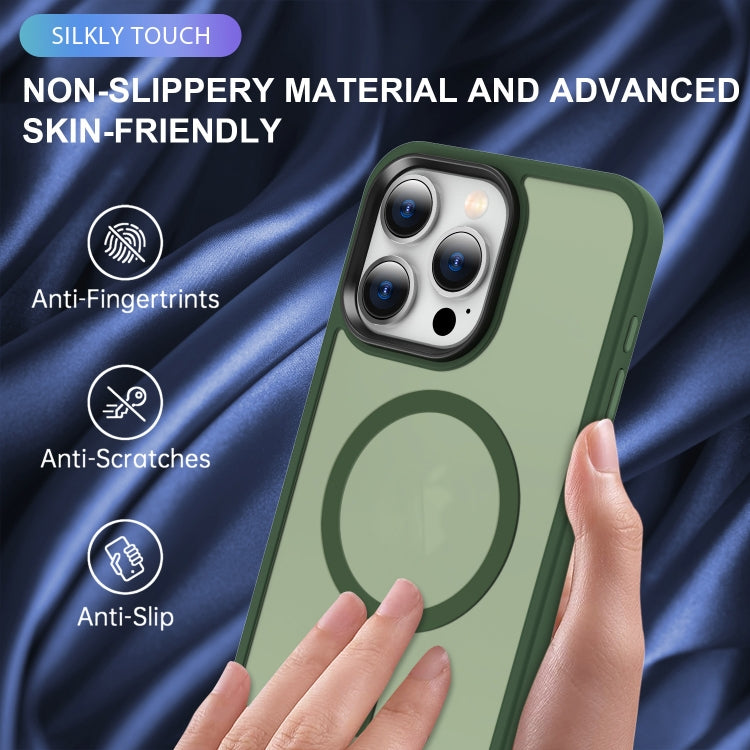 For iPhone 12 Pro MagSafe Magnetic Skin Feel Frosted Phone Case