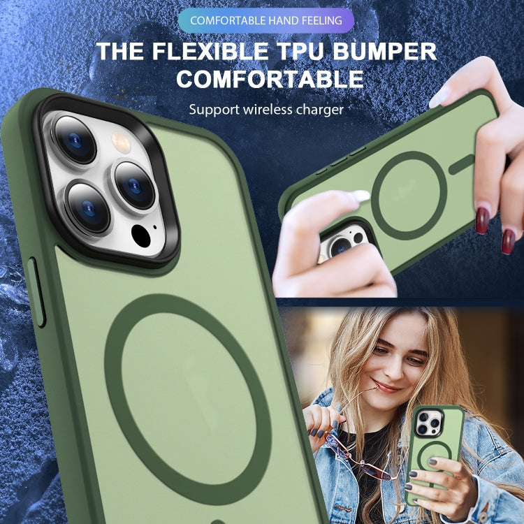For iPhone 12 Pro Max MagSafe Magnetic Skin Feel Frosted Phone Case